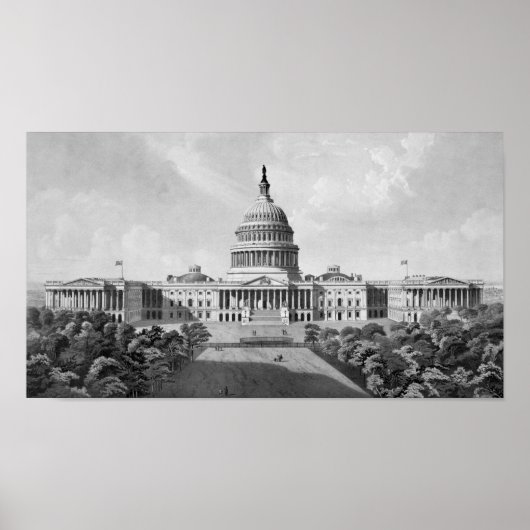 Poster US Capitol Building (Devant)