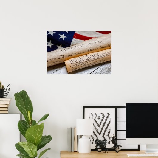 Poster US Founding Documents (Bureau à domicile)