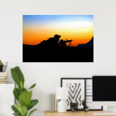 Poster US Marine Fournit Une Opération De Sécurité Backst (Bureau à domicile)