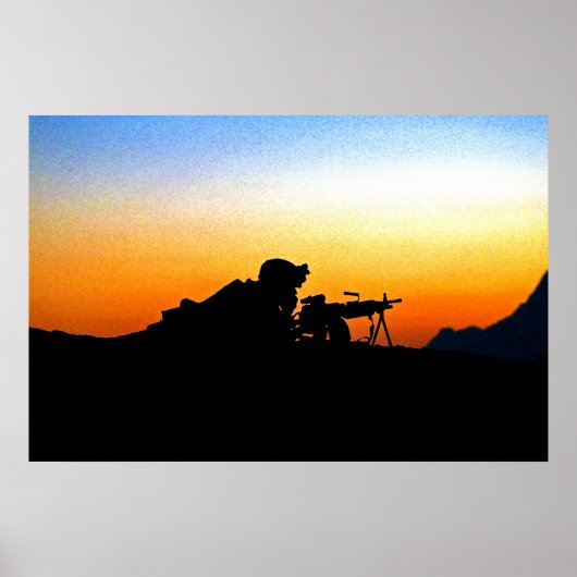 Poster US Marine Fournit Une Opération De Sécurité Backst (Devant)