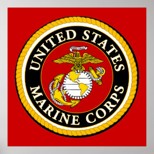Poster US Marine Official Seal