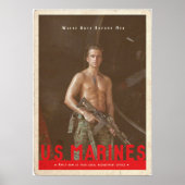 Poster US Marine Recrutement (Devant)