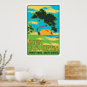 Poster US open 2021 torrey pines sud course cadeaux (Cuisine)