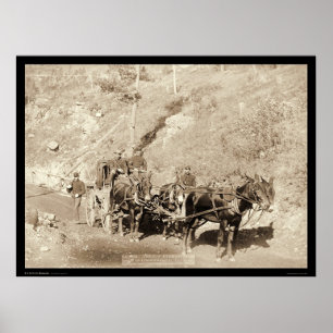 Poster US Paymaster & Guards Fort Meade SD 1888