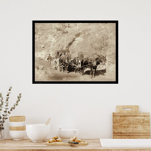 Poster US Paymaster & Guards Fort Meade SD 1888 (Cuisine)