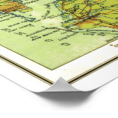 Poster " USA : 1930/heute Florida - Detaillierte Landkart (Coin)