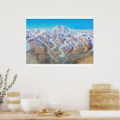 Poster " USA : 1994/aujourd'hui Alaska - DENALI National  (Cuisine)