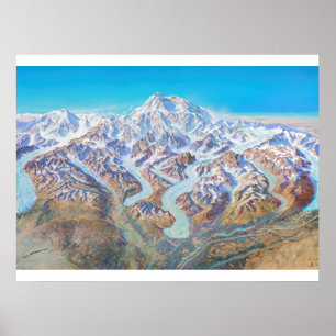 Poster " USA : 1994/aujourd'hui Alaska - Parc national DE