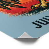 Poster USA 250 Years - Patriotic Bald Eagle 4 juillet 202 (Coin)