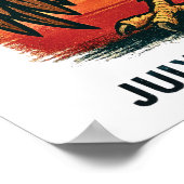 Poster USA 250 Years - Patriotic Bald Eagle 4 juillet 202 (Coin)