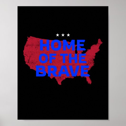 Poster USA Accueil Du Brave (Devant)