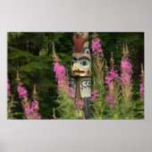 Poster USA, Alaska, Ketchikan, Totem Bight State (Devant)