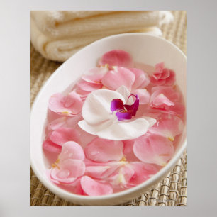 Poster USA, Californie, Fairfax, Bowl de pétales de