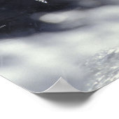 Poster USA, Californie, lac Tahoe. Icicules sur (Coin)