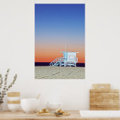 Poster USA, Californie, Los Angeles, Père Noël Monica Bea (Cuisine)