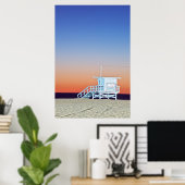 Poster USA, Californie, Los Angeles, Père Noël Monica Bea (Bureau à domicile)