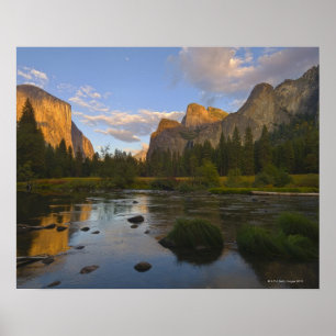 Poster USA, Californie, Parc national de Yosemite, Merced