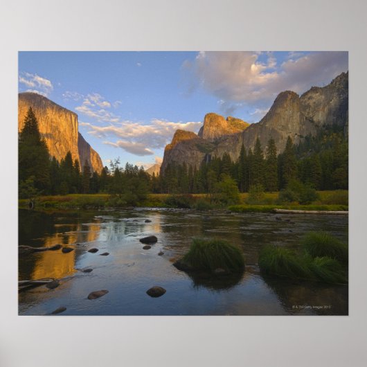 Poster USA, Californie, Parc national de Yosemite, Merced (Devant)