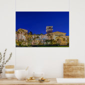 Poster USA, Californie, Père Noël Barbara (Cuisine)