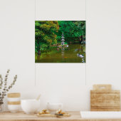 Poster USA, Californie. Vue D'Un Étang (Cuisine)