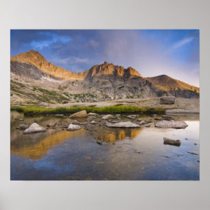 Poster USA, Colorado, Rocky Mountain NP. Nuages de tempê