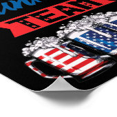 Poster USA Drating Team Boire Beer Lover Independence (Coin)