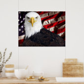 Poster USA Eagle Patriotique (Cuisine)