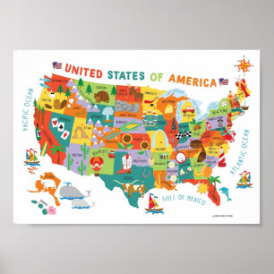 Poster USA éducation