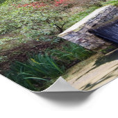 Poster USA, Géorgie, Pine Mountain. Une petite cascade (Coin)