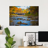 Poster USA, Indiana. Cataract Falls (Bureau à domicile)