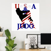 Poster USA Judo (Bureau à domicile)