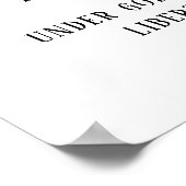 Poster USA Le serment d'allégeance American Flag Heart (Coin)