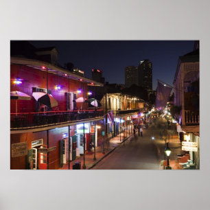 Poster USA, Louisiana, New Orleans. French Quarter,