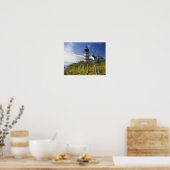 Poster USA, Maine, Lubec. Phare de West Quoddy Head (Cuisine)