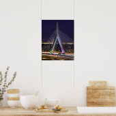 Poster USA, Massachusetts, Boston. Leonard Zakim (Cuisine)