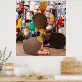 Poster USA, Massachusetts. Hélice Et Flottes (Cuisine)