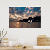 Poster USA, Massachusetts. Sunset (Cuisine)