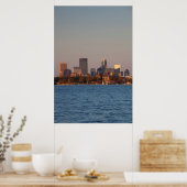 Poster USA, Minnesota, Minneapolis, City Skyline (Cuisine)