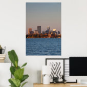 Poster USA, Minnesota, Minneapolis, City Skyline (Bureau à domicile)