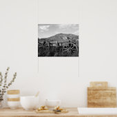Poster USA, Montana, Bannack State Park Vieux wagon fait (Cuisine)