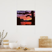 Poster USA, Montana, Glacier National Park. Landscape (Cuisine)