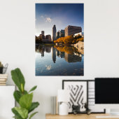 Poster USA, Nebraska, Omaha, Gene Leahy Mall, Skyline (Bureau à domicile)