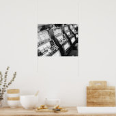 Poster USA, Nevada, Las Vegas : Machines à sous de casino (Cuisine)