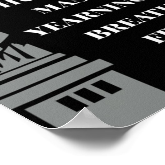 Poster Usa New Colossus Statue Of Liberty Anti-racism (Coin)