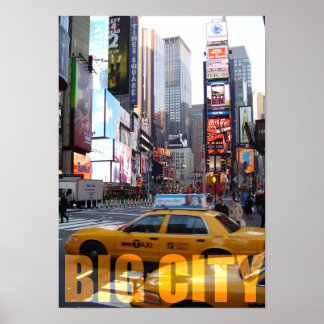 Poster USA New York Big City Lifestyle Taxi