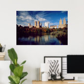 Poster USA, New York City, Central Park, Lac (Bureau à domicile)