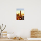 Poster USA New York Empire State Building (Cuisine)