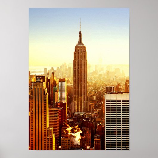 Poster USA New York Empire State Building (Devant)