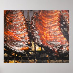 Poster USA, New York, New York, Spareribs sur