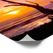 Poster USA, Oregon, Cape Meares. Coucher du soleil (Coin)